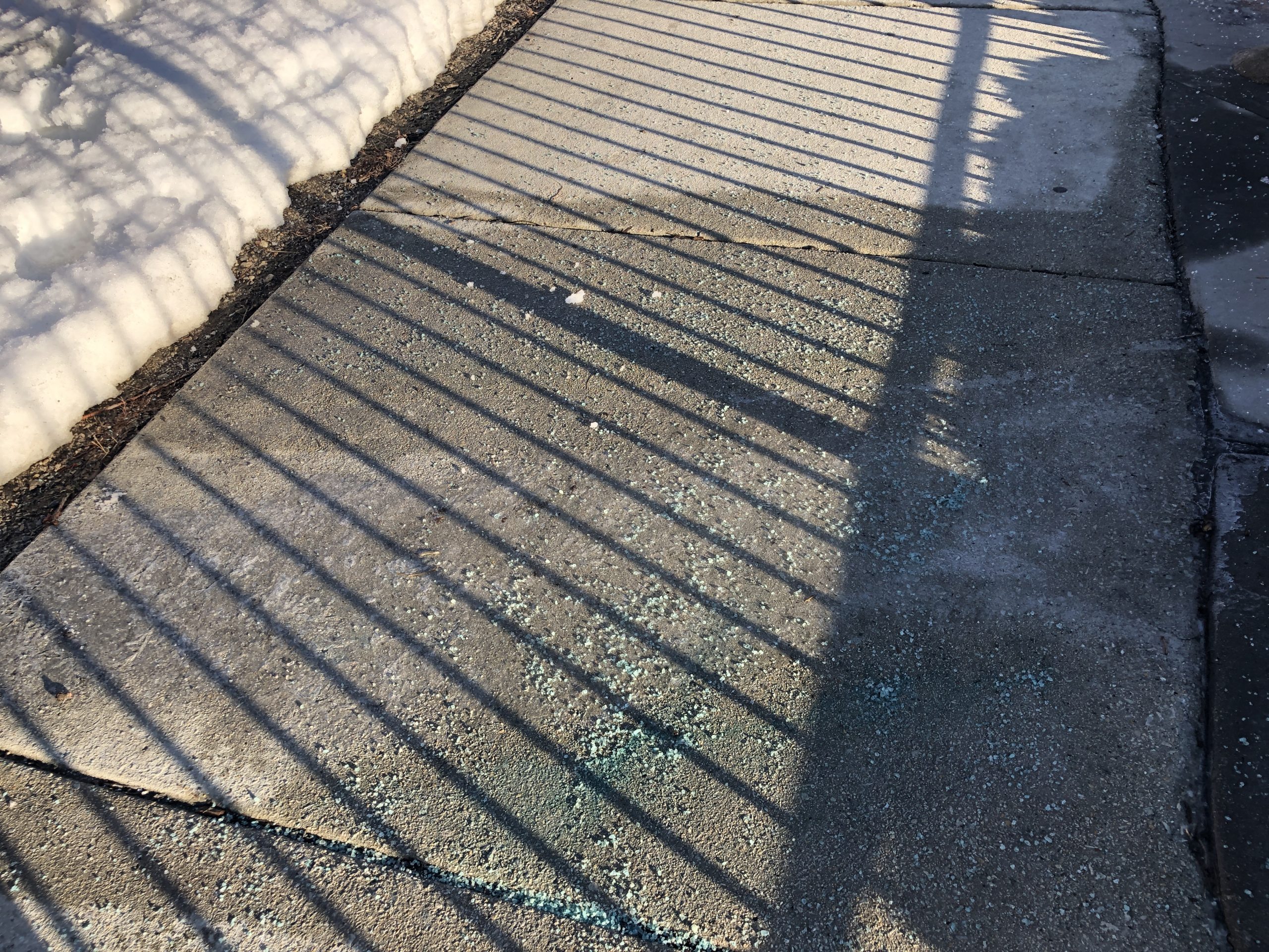 Ice on sidewalk-2
